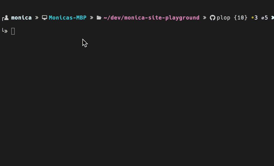 gif of the final CLI created by this tutorial