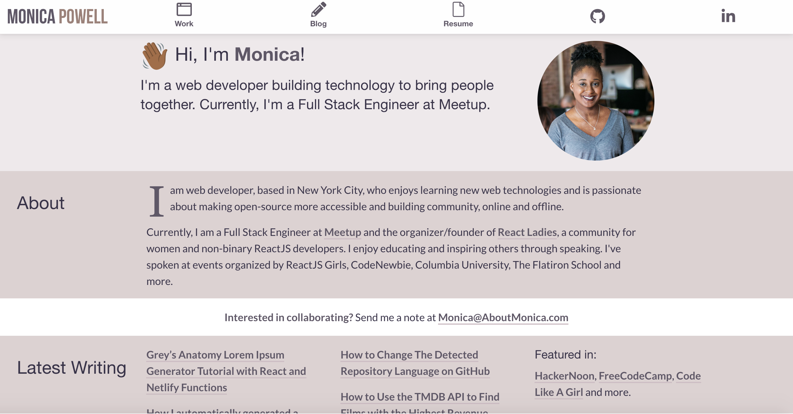A fully-responsive, personal portfolio built with HTML/CSS/JavaScript that was a previous iteration of the website you are currently viewing.